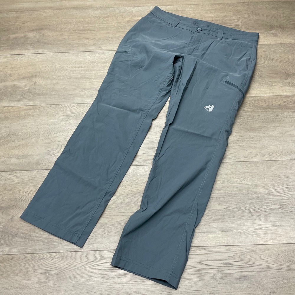 Eddie Bauer First Ascent Pants Womens P10 Blue Guide Pro Hiking Cargo